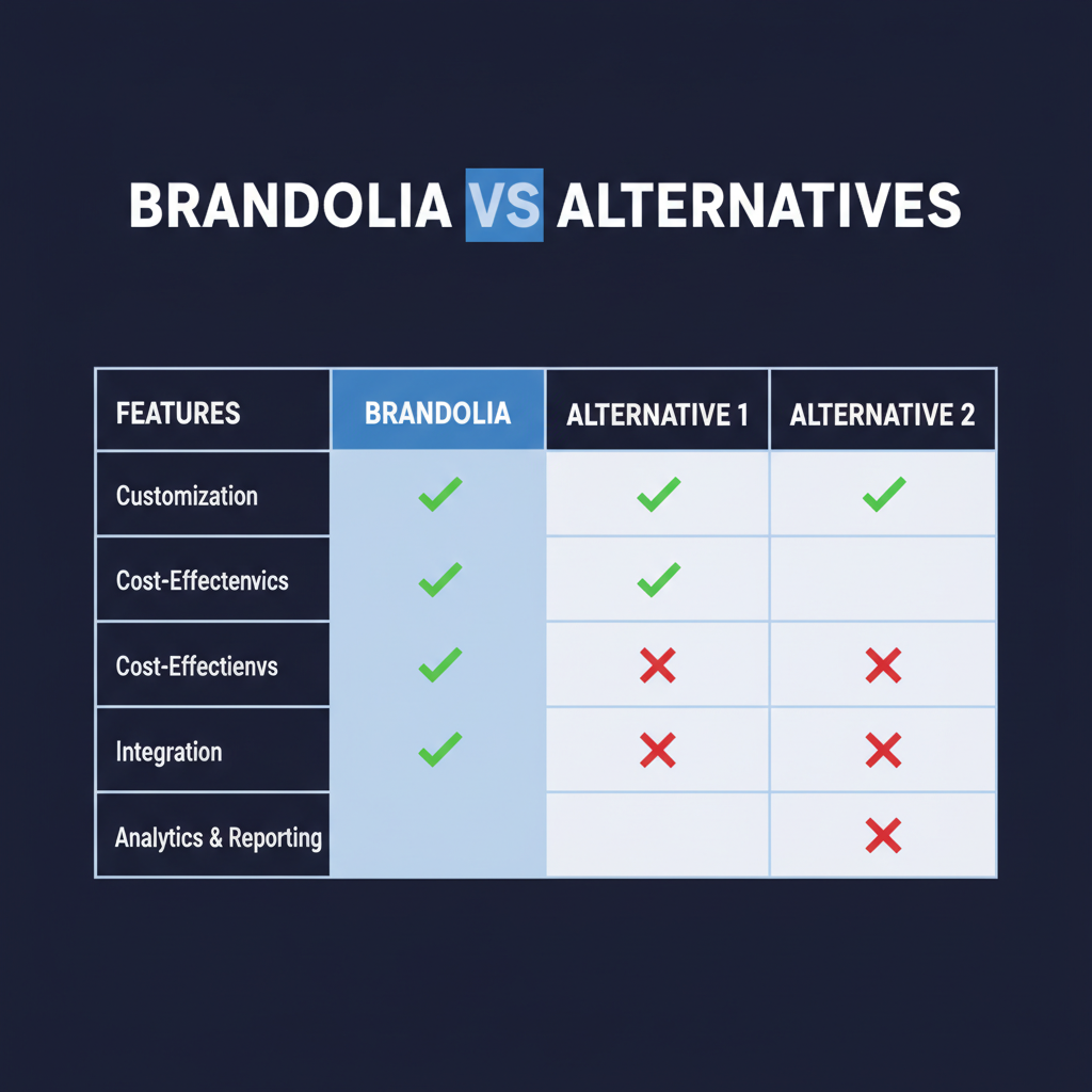 Brandolia compared to alternatives