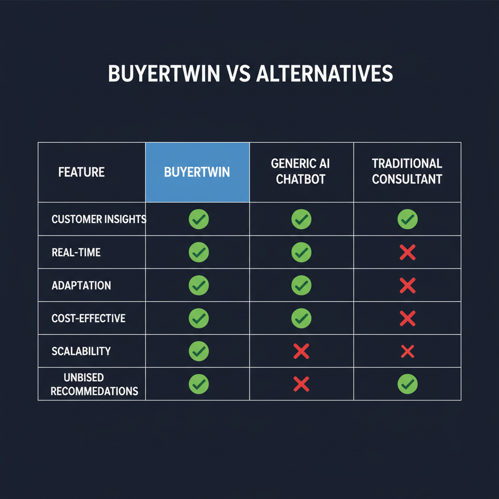 BuyerTwin compared to alternatives