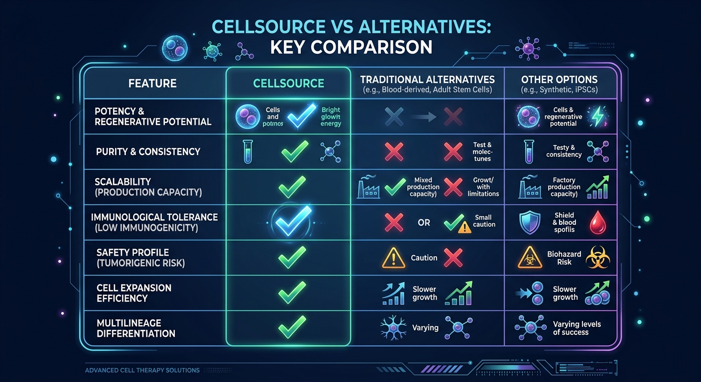CellSource compared to alternatives