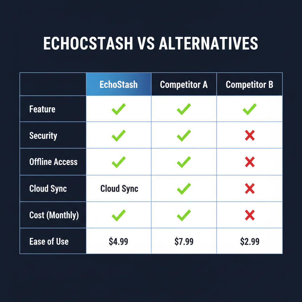 EchoStash compared to alternatives