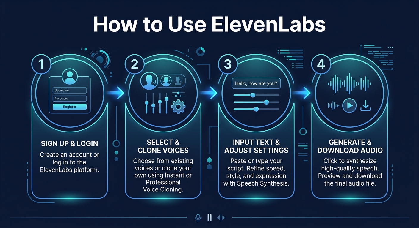 eleven labs user workflow diagram