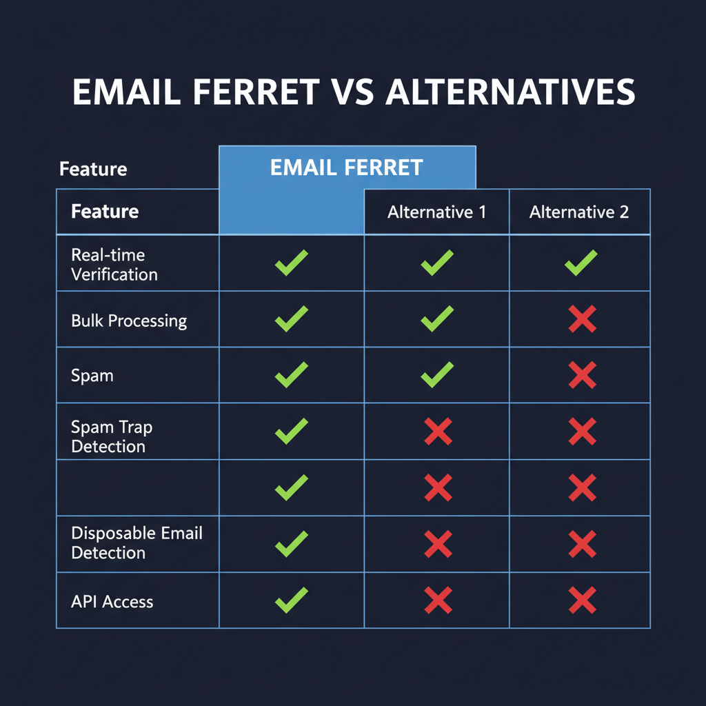 Email Ferret compared to alternatives