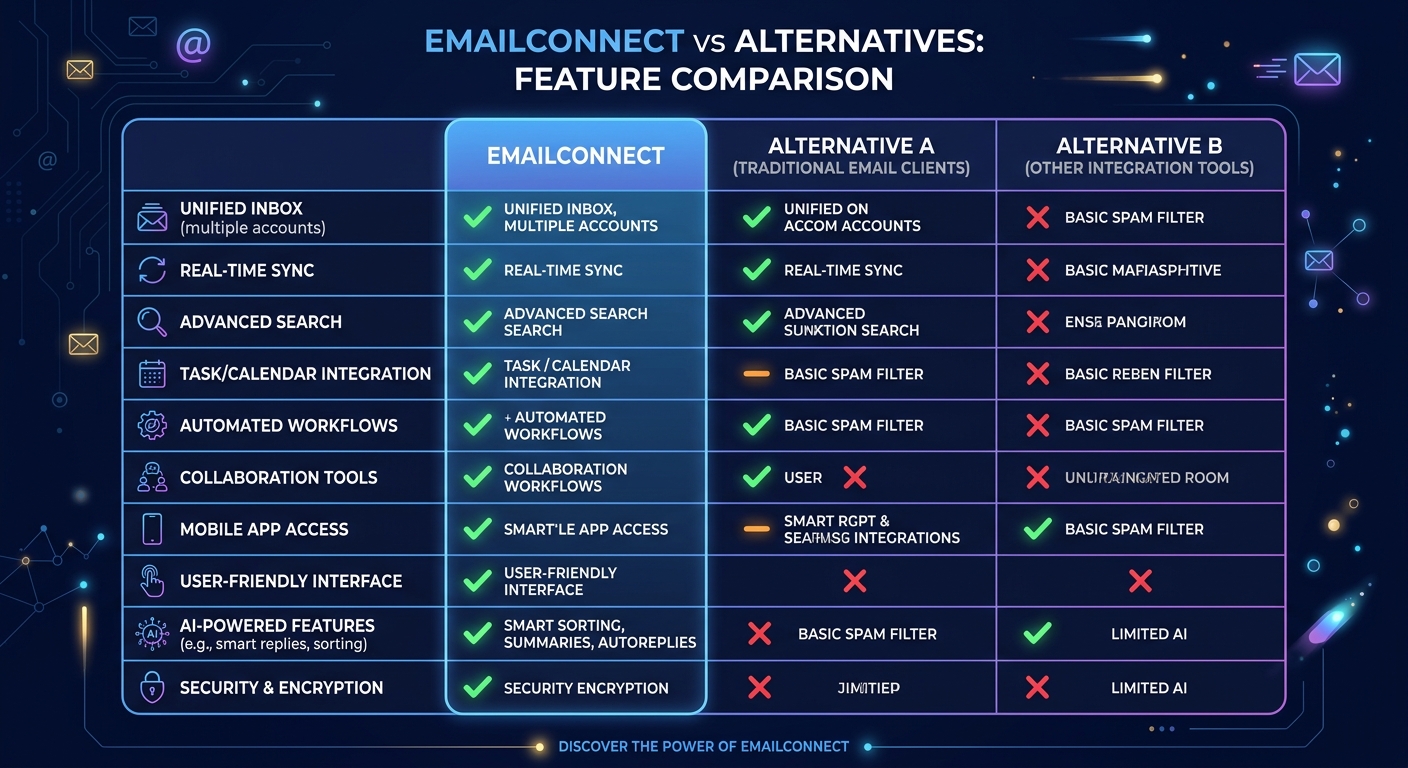 EmailConnect compared to alternatives