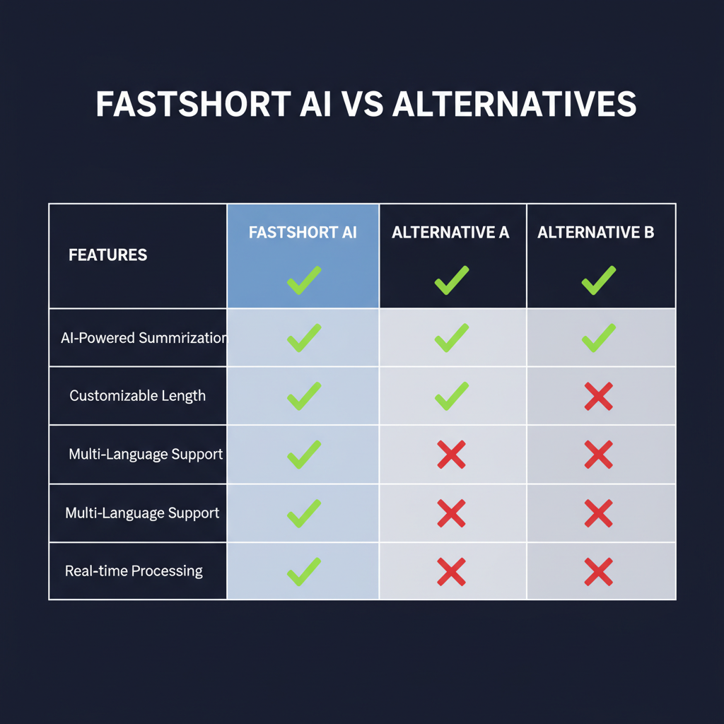 FastShort AI compared to alternatives