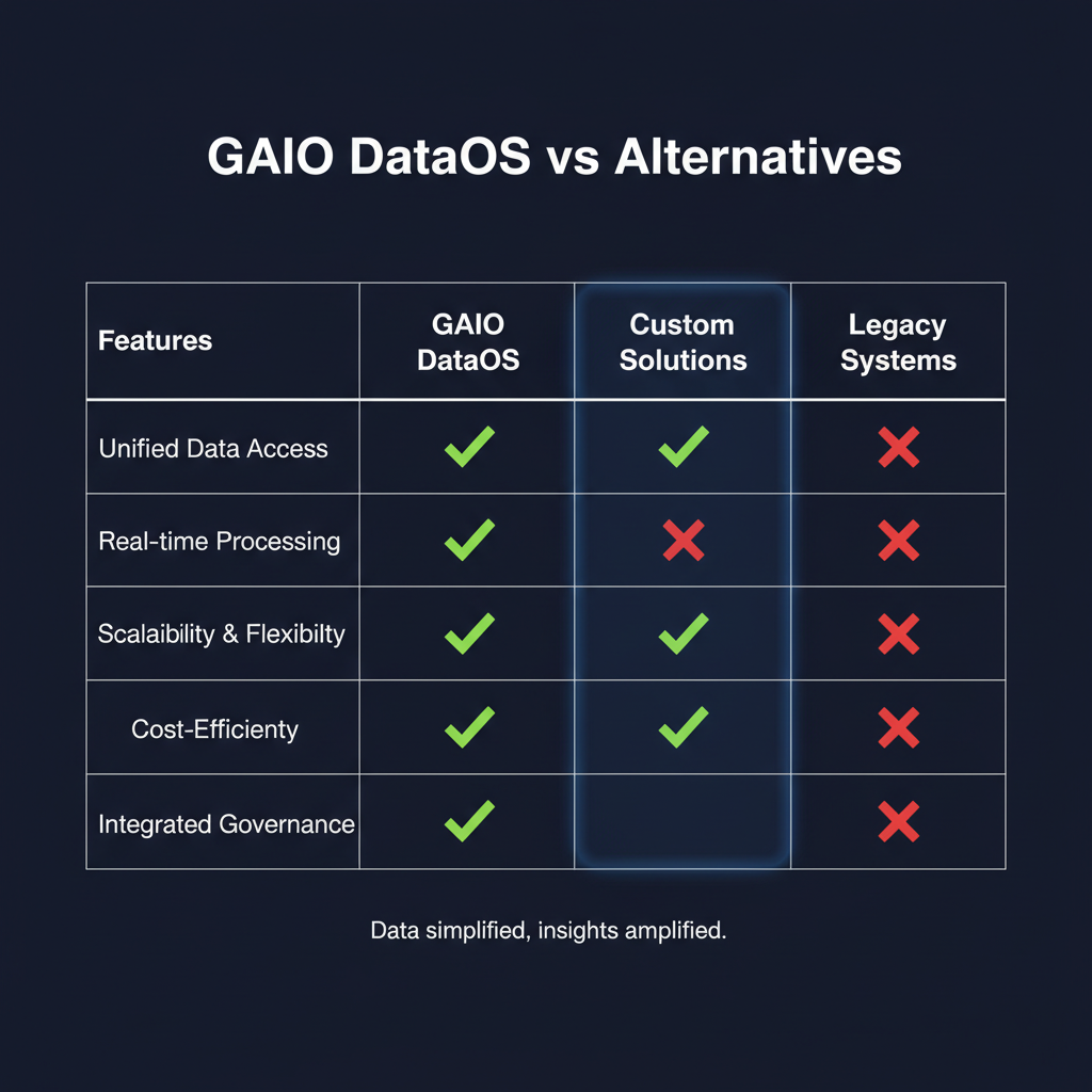 GAIO DataOS compared to alternatives