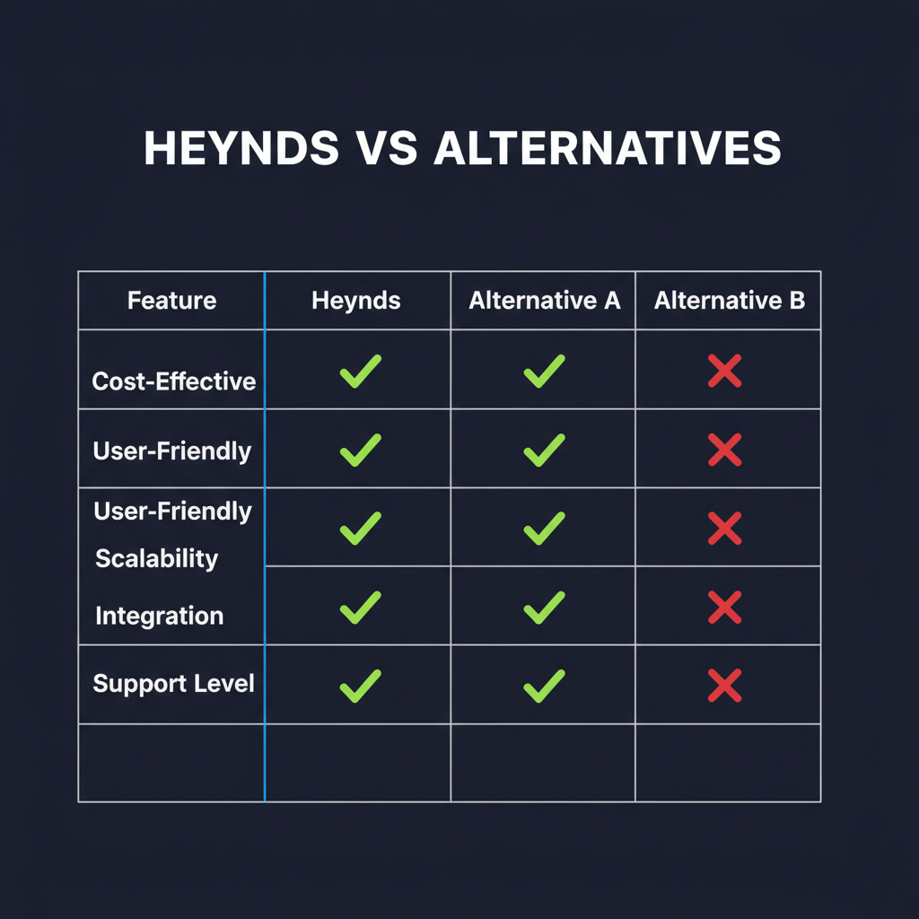 Heynds compared to alternatives