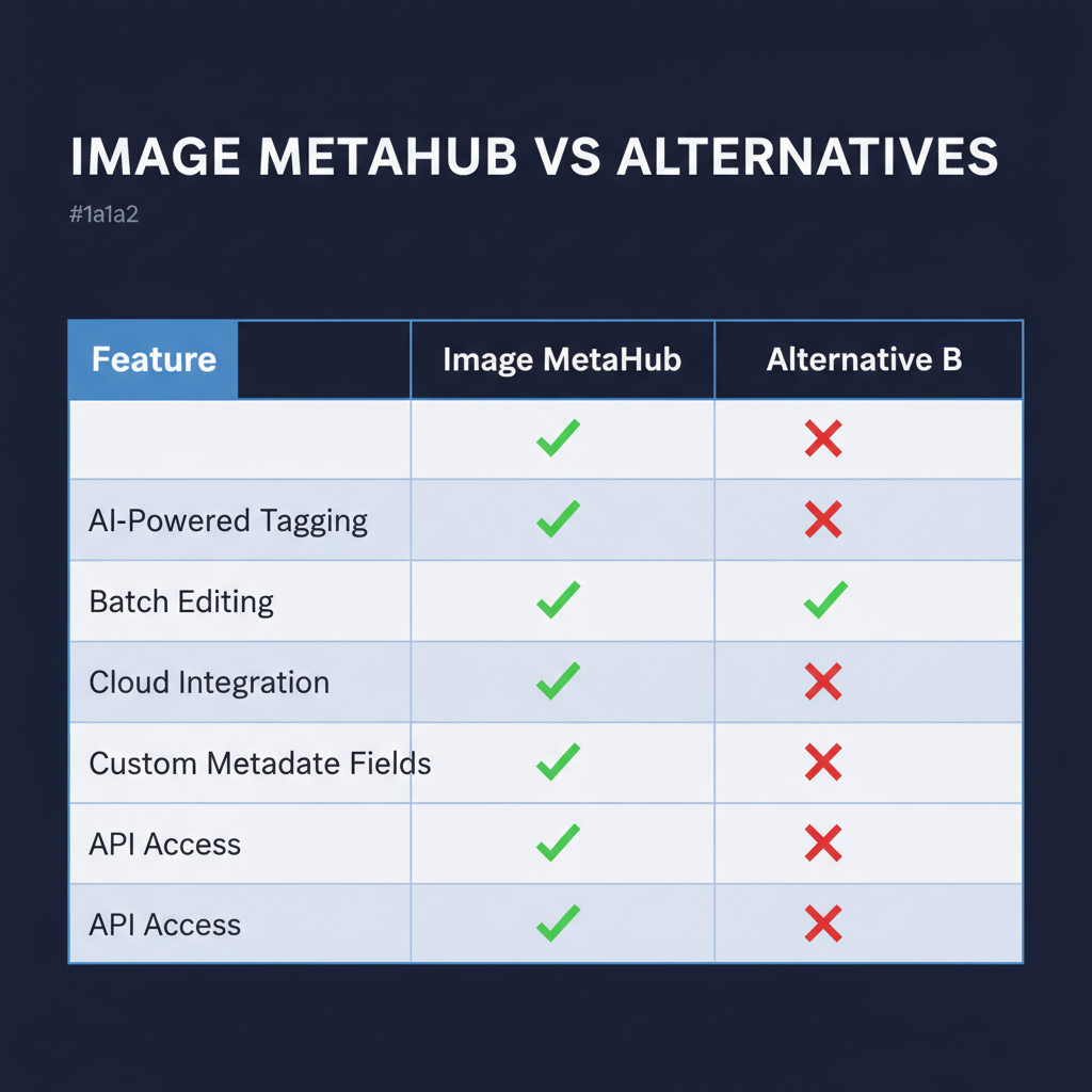 Image MetaHub compared to alternatives
