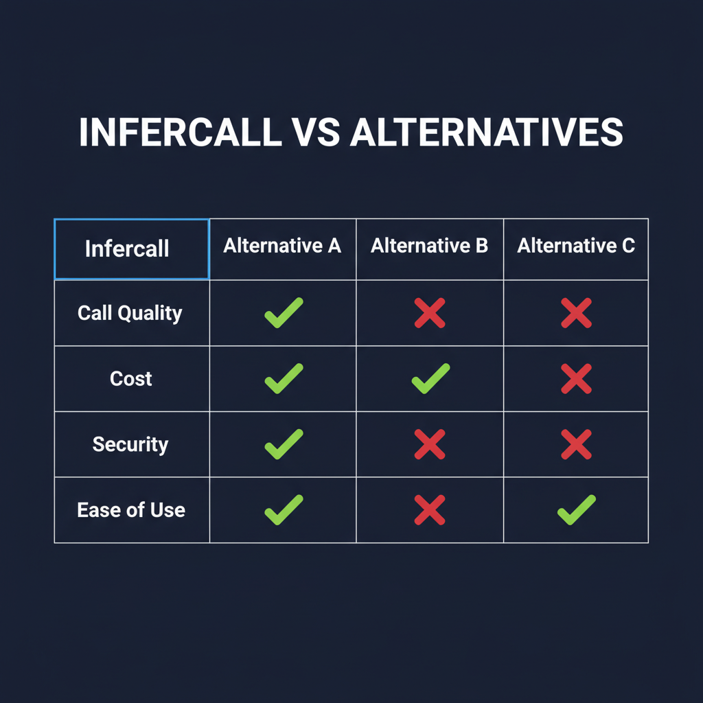 Infercall compared to alternatives