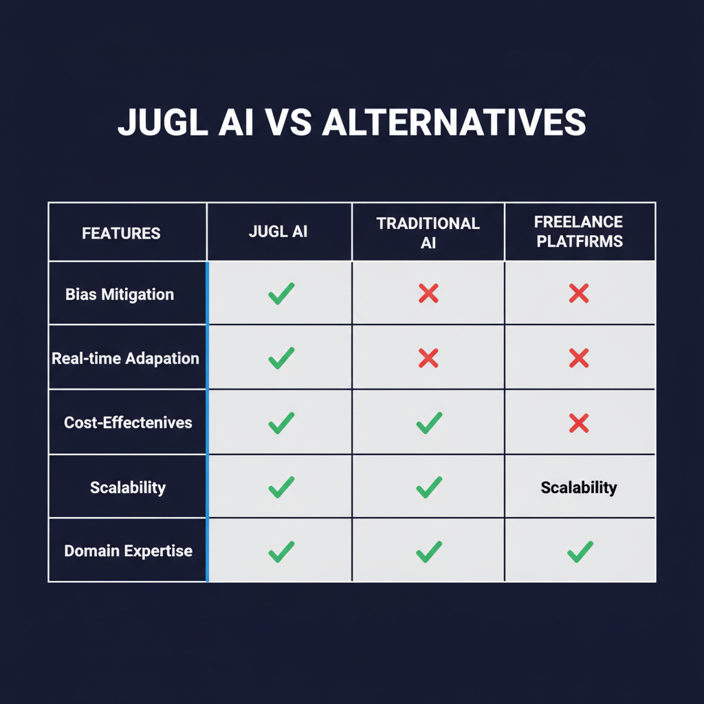 Jugl AI compared to alternatives