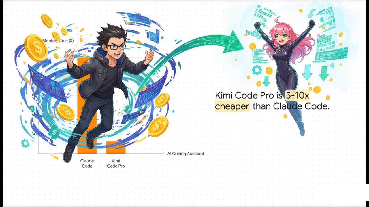 Video slide: what Kimi Code is