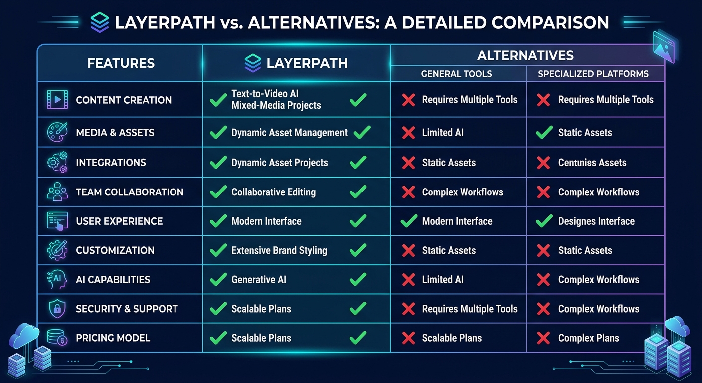 Layerpath compared to alternatives