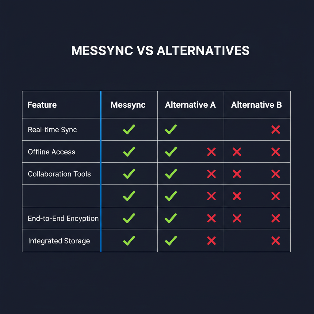Messync compared to alternatives