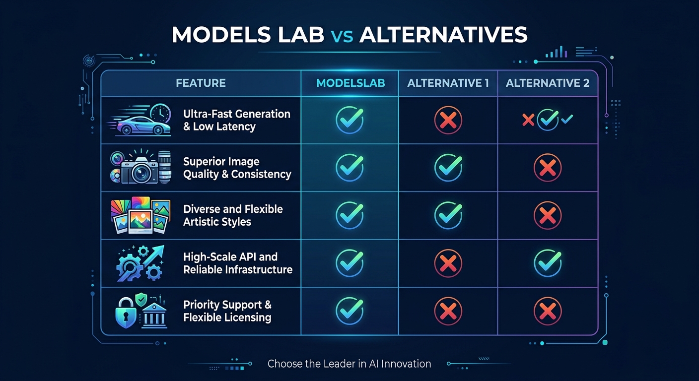ModelsLab compared to alternatives