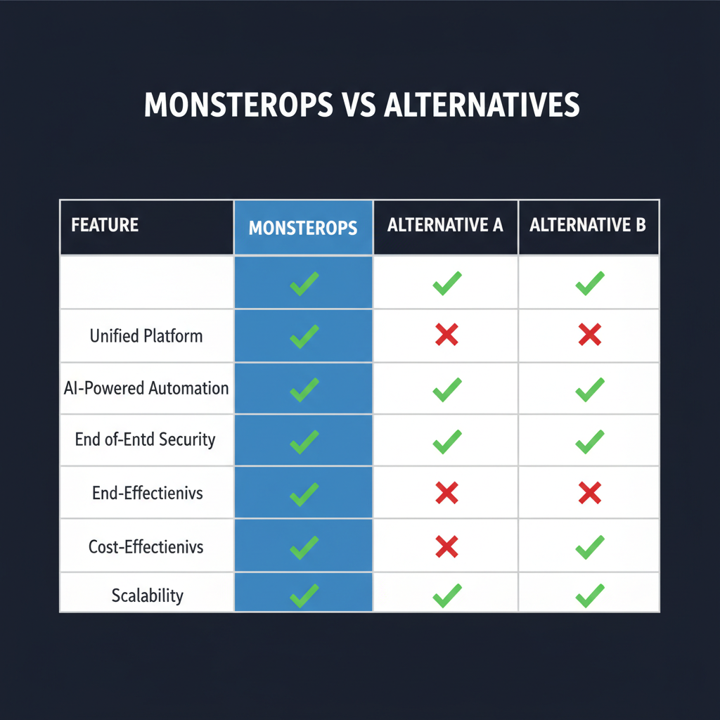 MonsterOps compared to alternatives