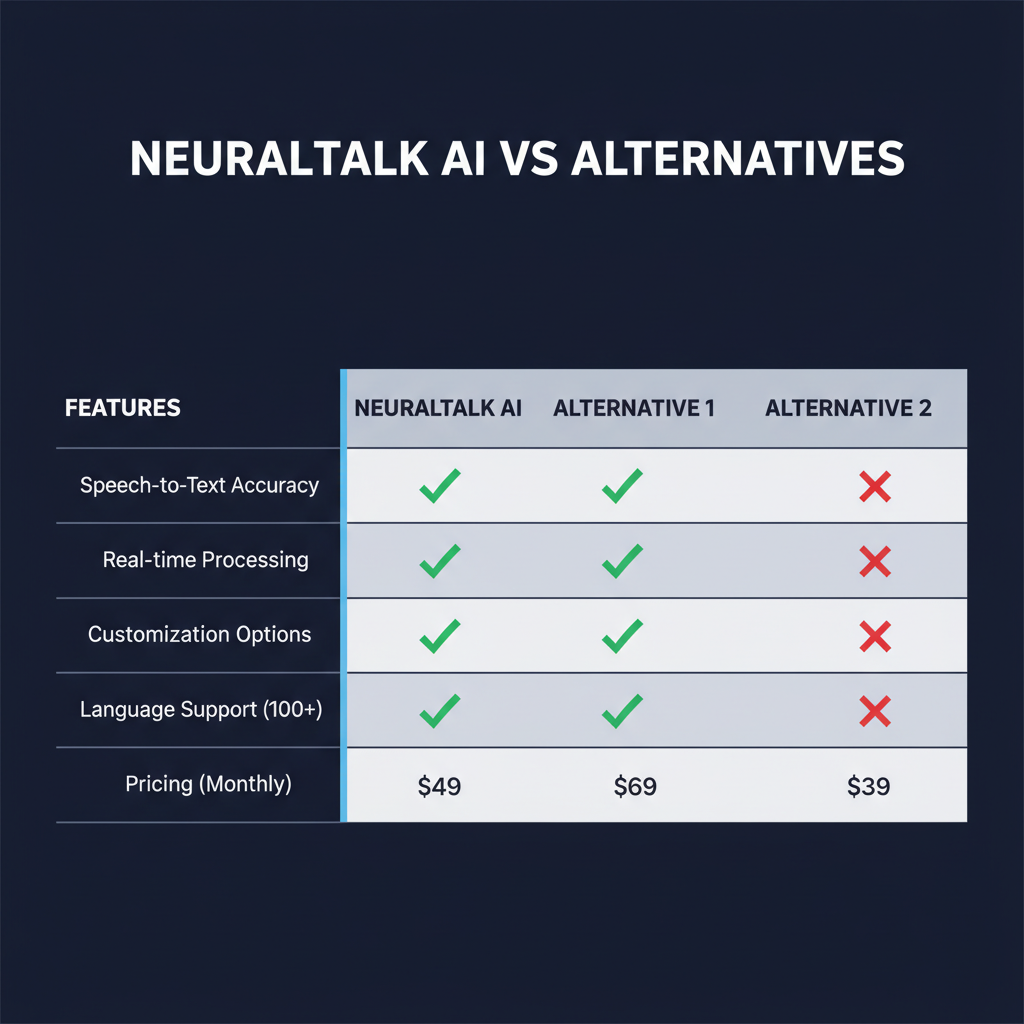 NeuralTalk AI compared to alternatives