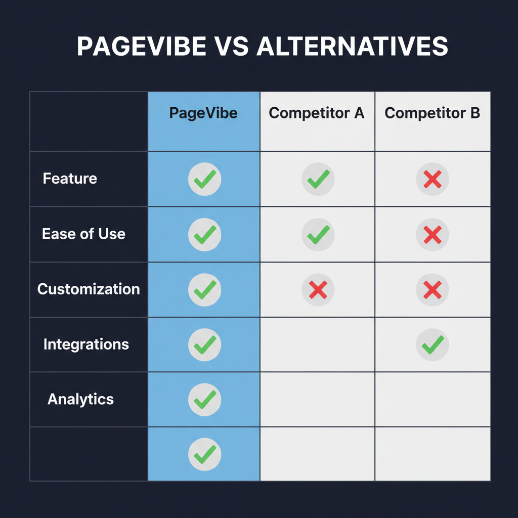 PageVibe compared to alternatives