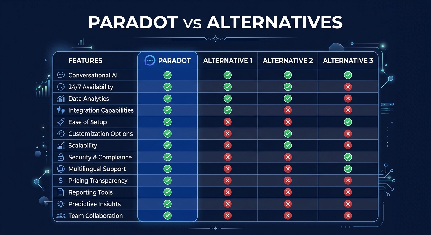 paradot vs alternatives comparison infographic