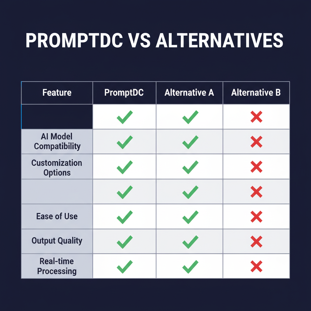 PromptDC compared to alternatives