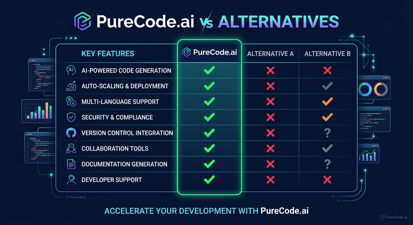 PureCode.ai compared to alternatives