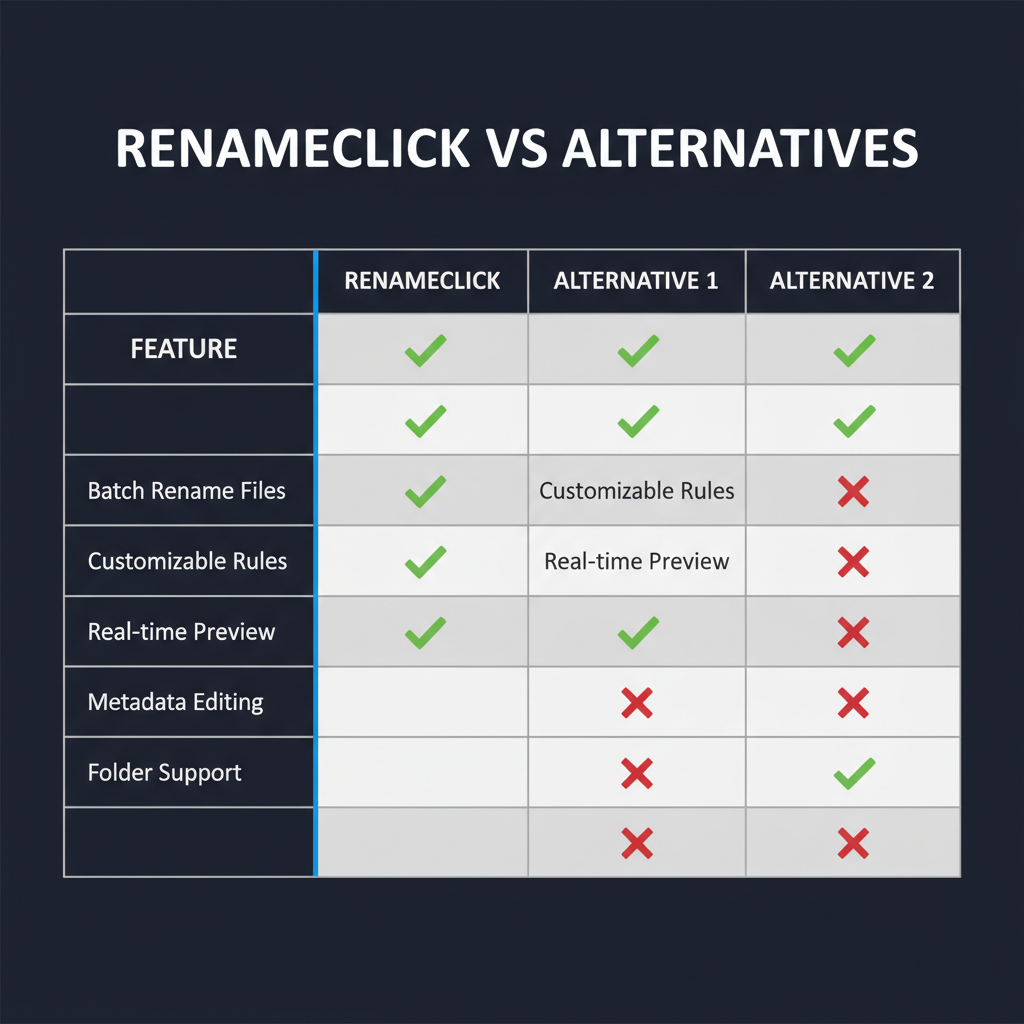 RenameClick compared to alternatives