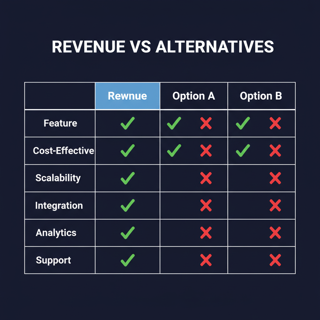 Rewnue compared to alternatives