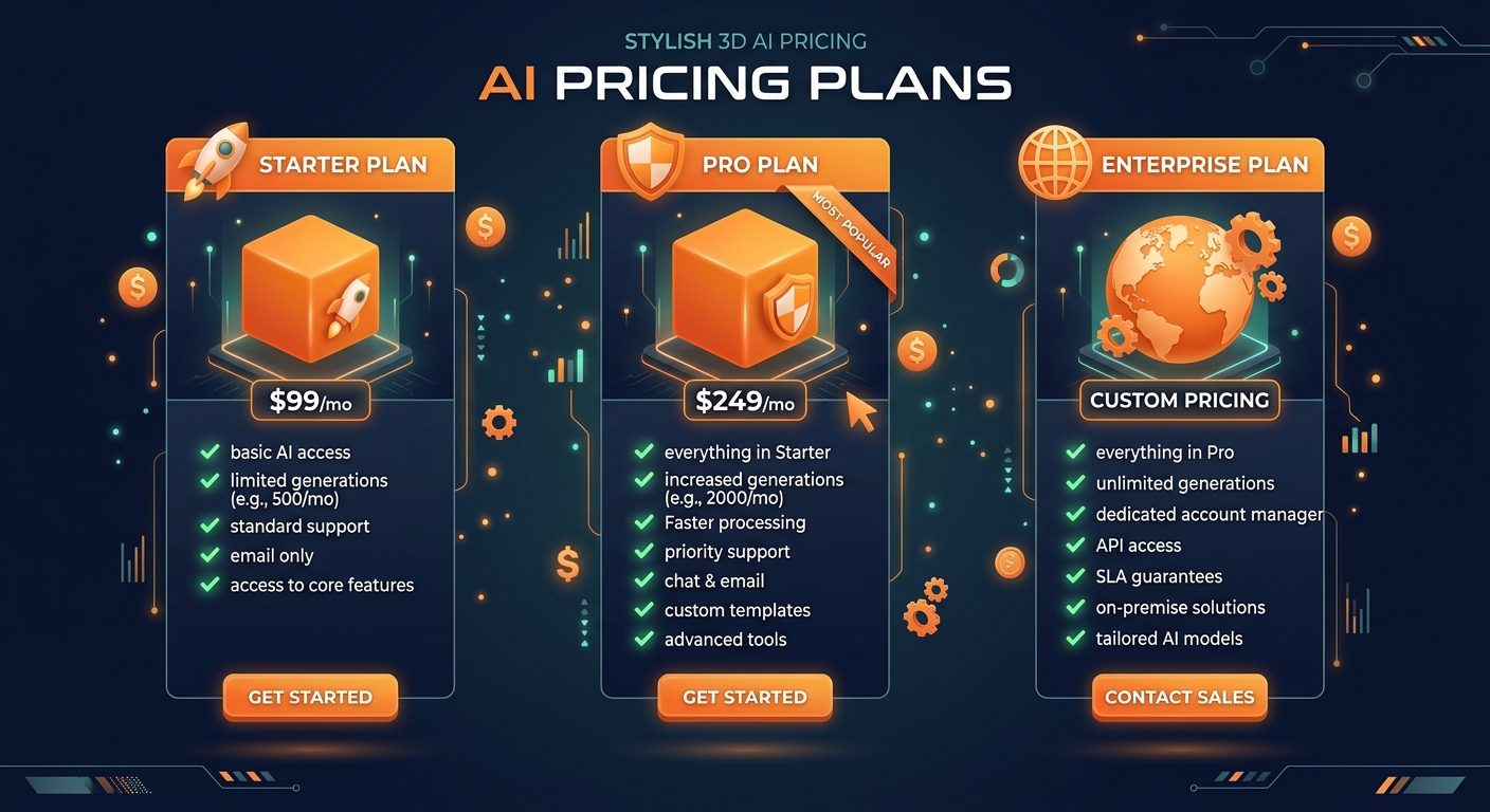 Style3D AI pricing comparison showing plan tiers and features