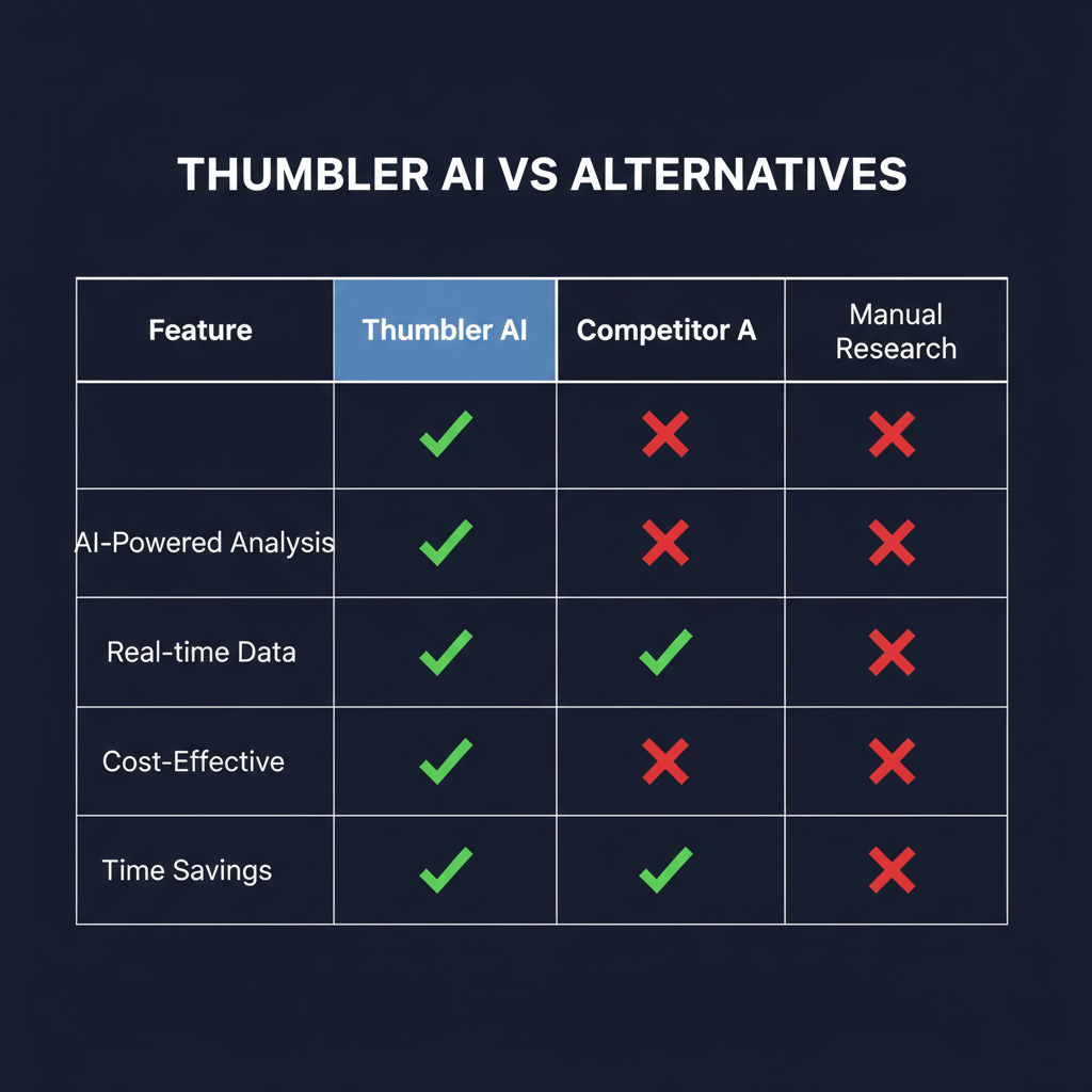 Thumbler AI compared to alternatives