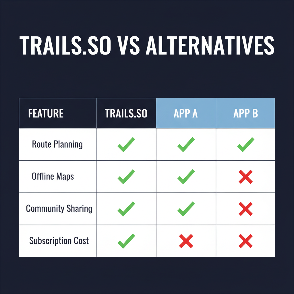 Trails.so compared to alternatives