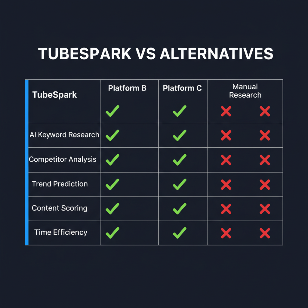 TubeSpark compared to alternatives