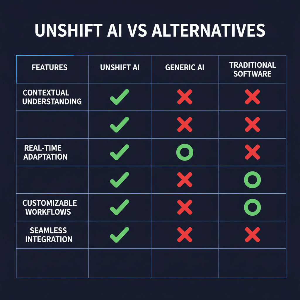 Unshift AI compared to alternatives
