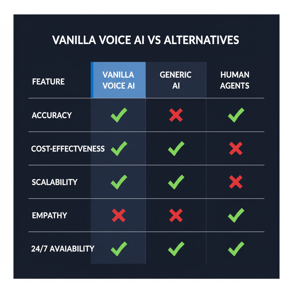 Vanilla Voice AI compared to alternatives