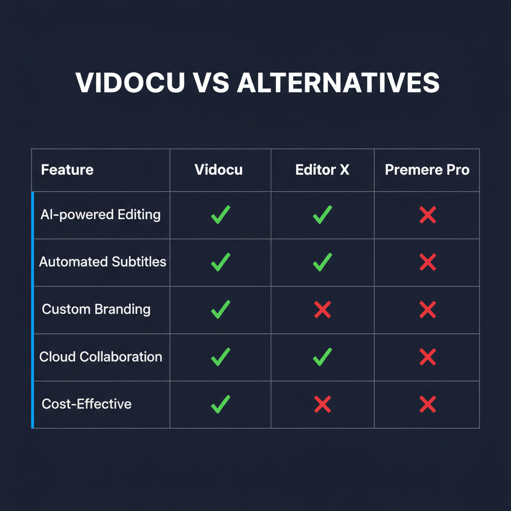Vidocu compared to alternatives