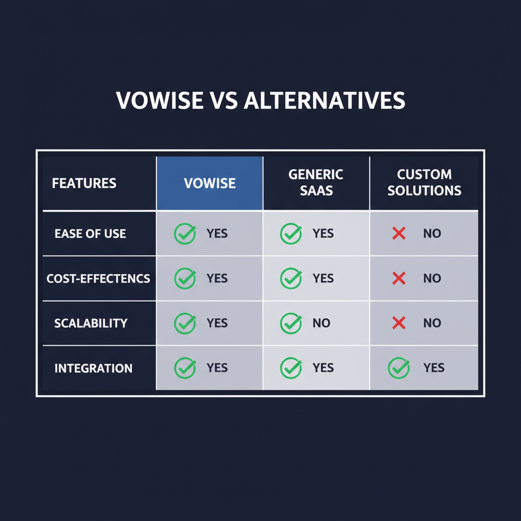 Vowise compared to alternatives