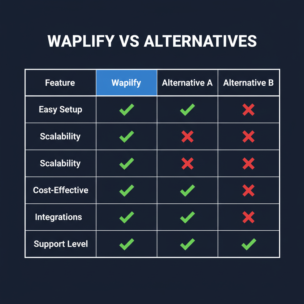 Waplify compared to alternatives
