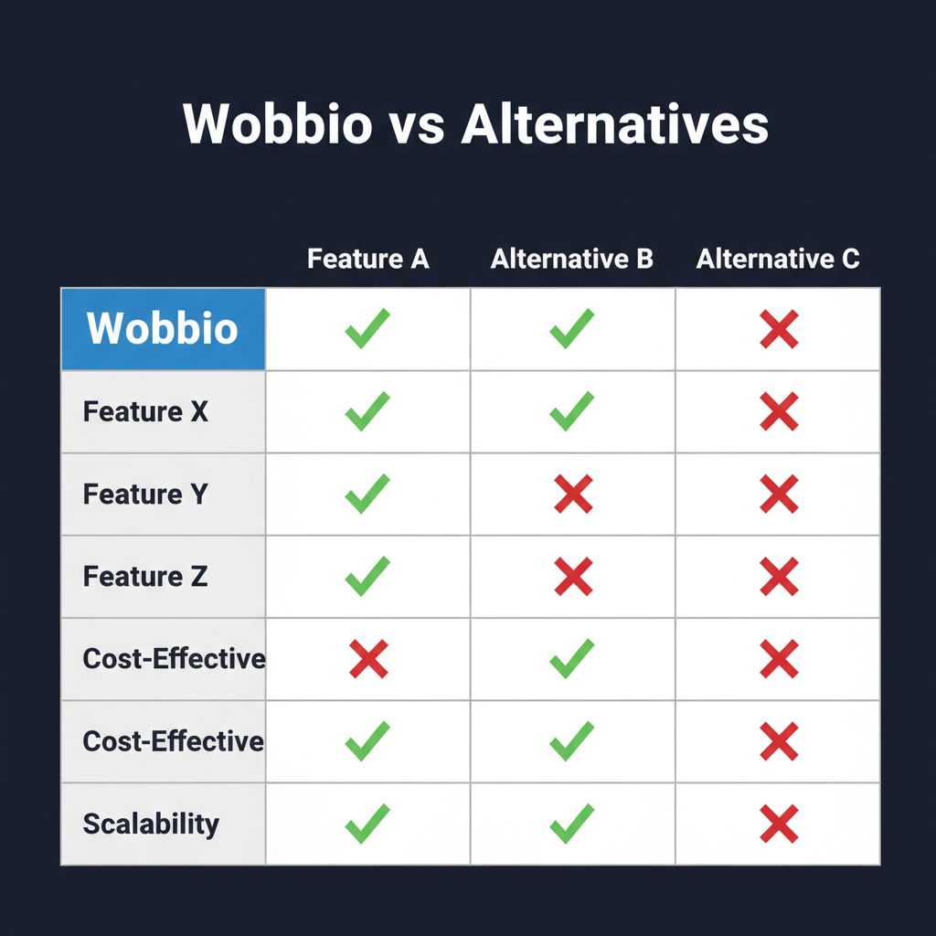Wobbio compared to alternatives