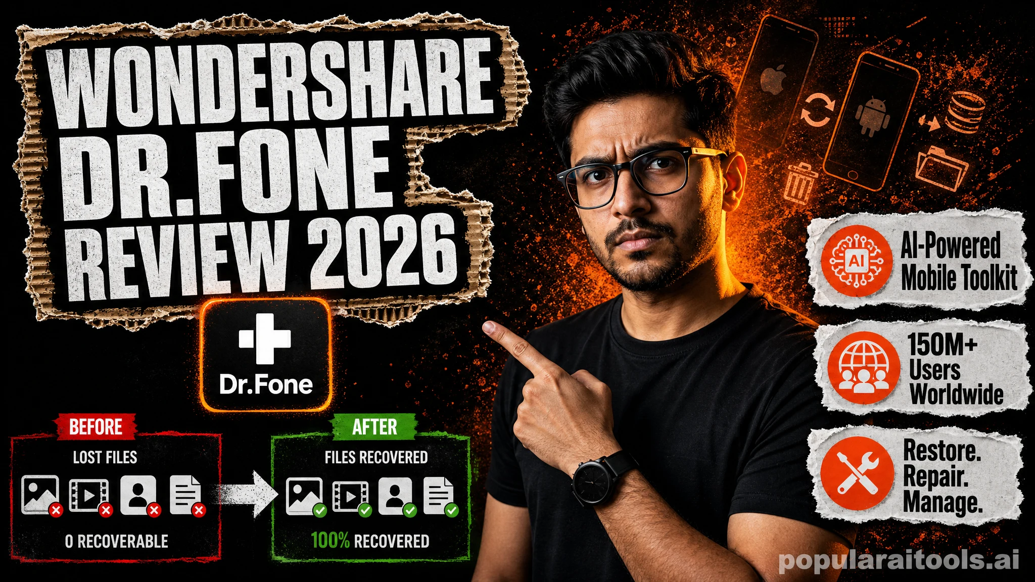Wondershare Dr.Fone logo
