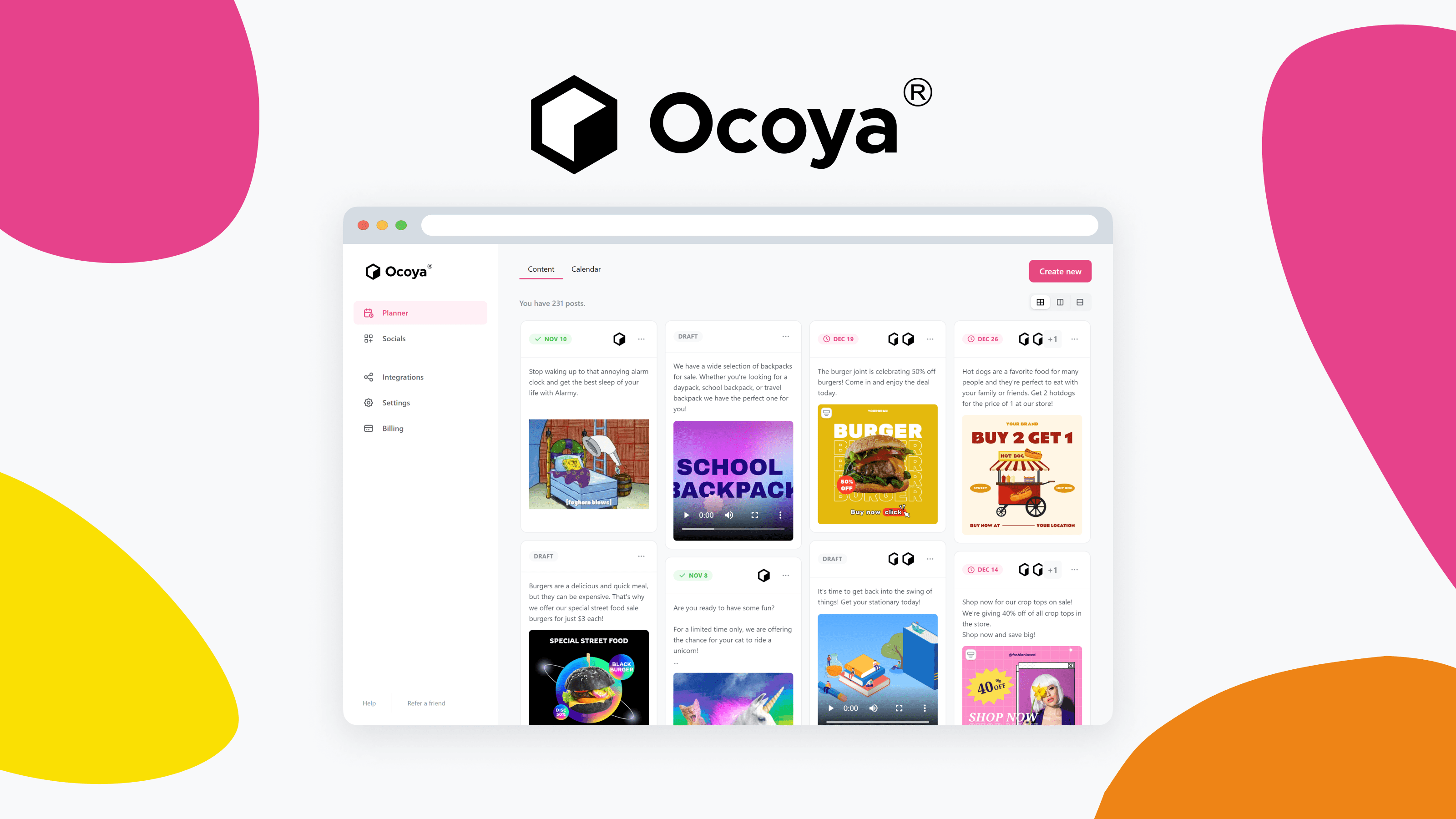 Ocoya - Your AI-Powered Social Media Assistant