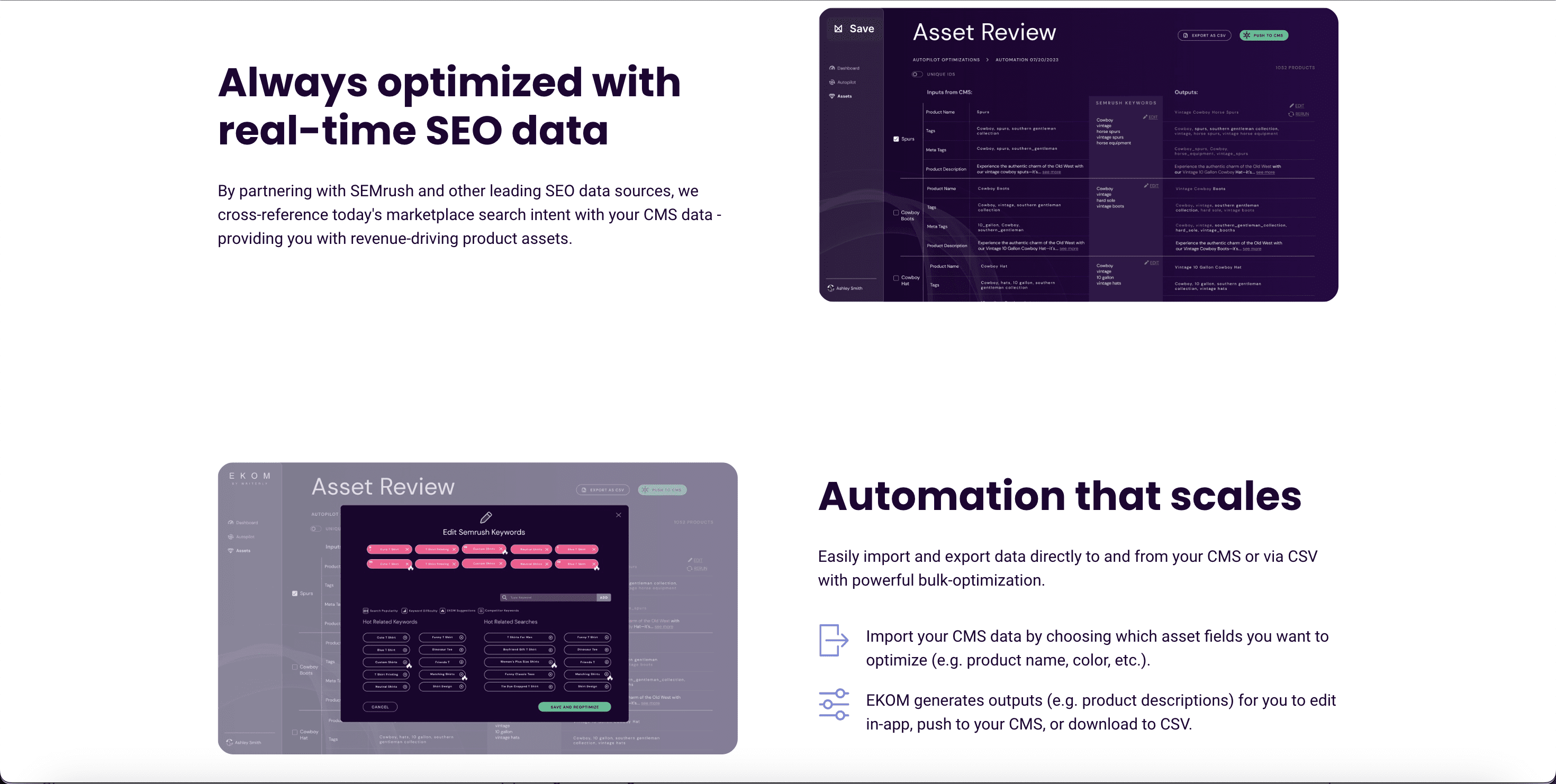 Transform your e-commerce store with EKOM