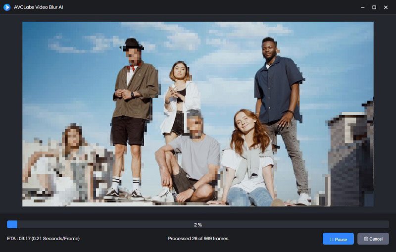 Blur faces, backgrounds, and objects in your videos with AVCLabs Video Blur AI.