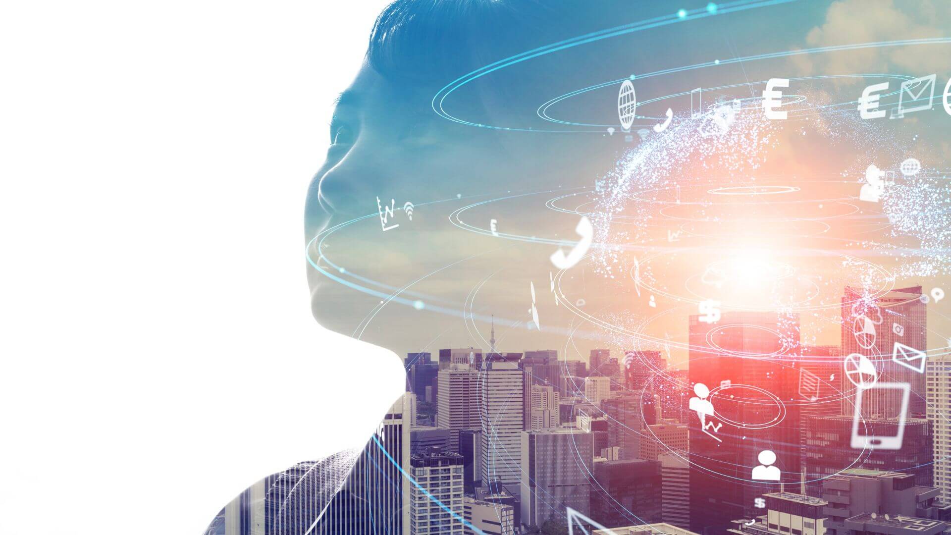 Solopreneur analyzing AI-driven content insights