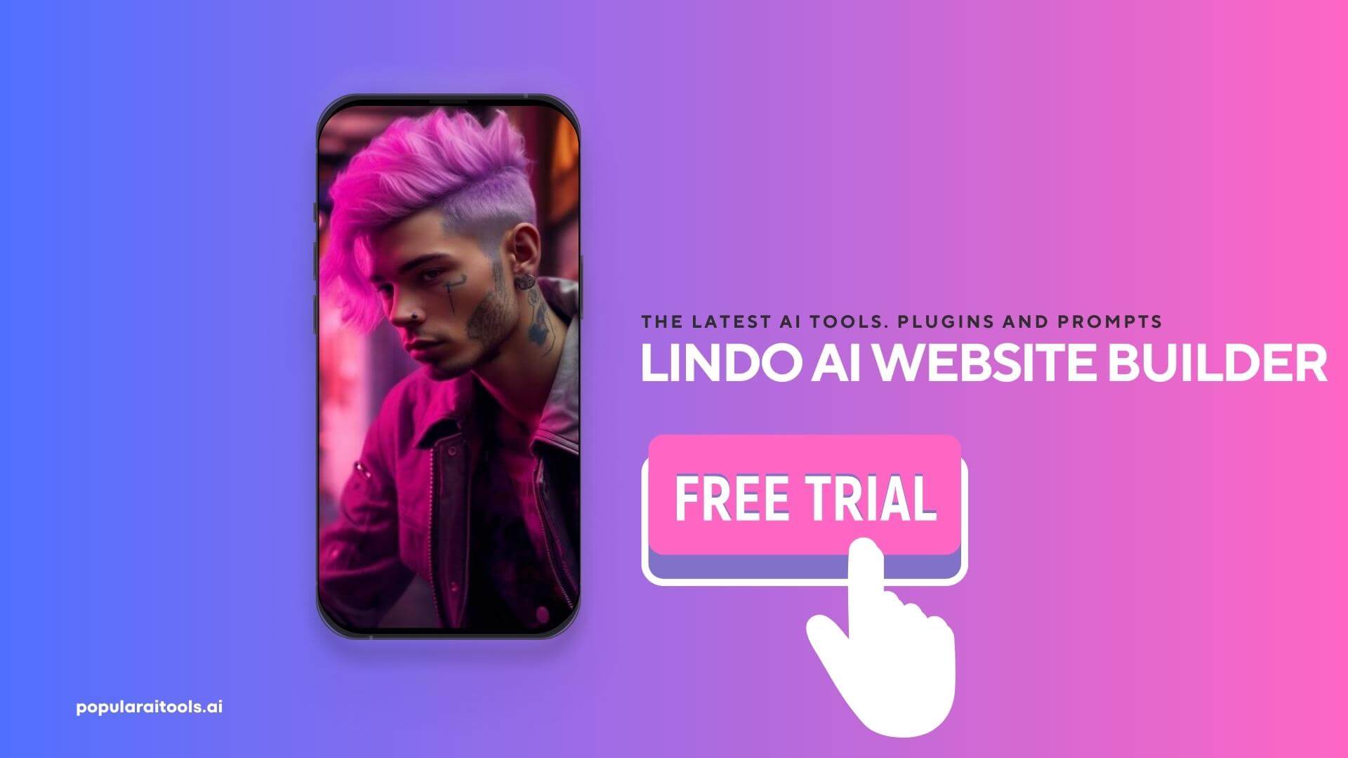 Lindo's AI-powered website design interface.