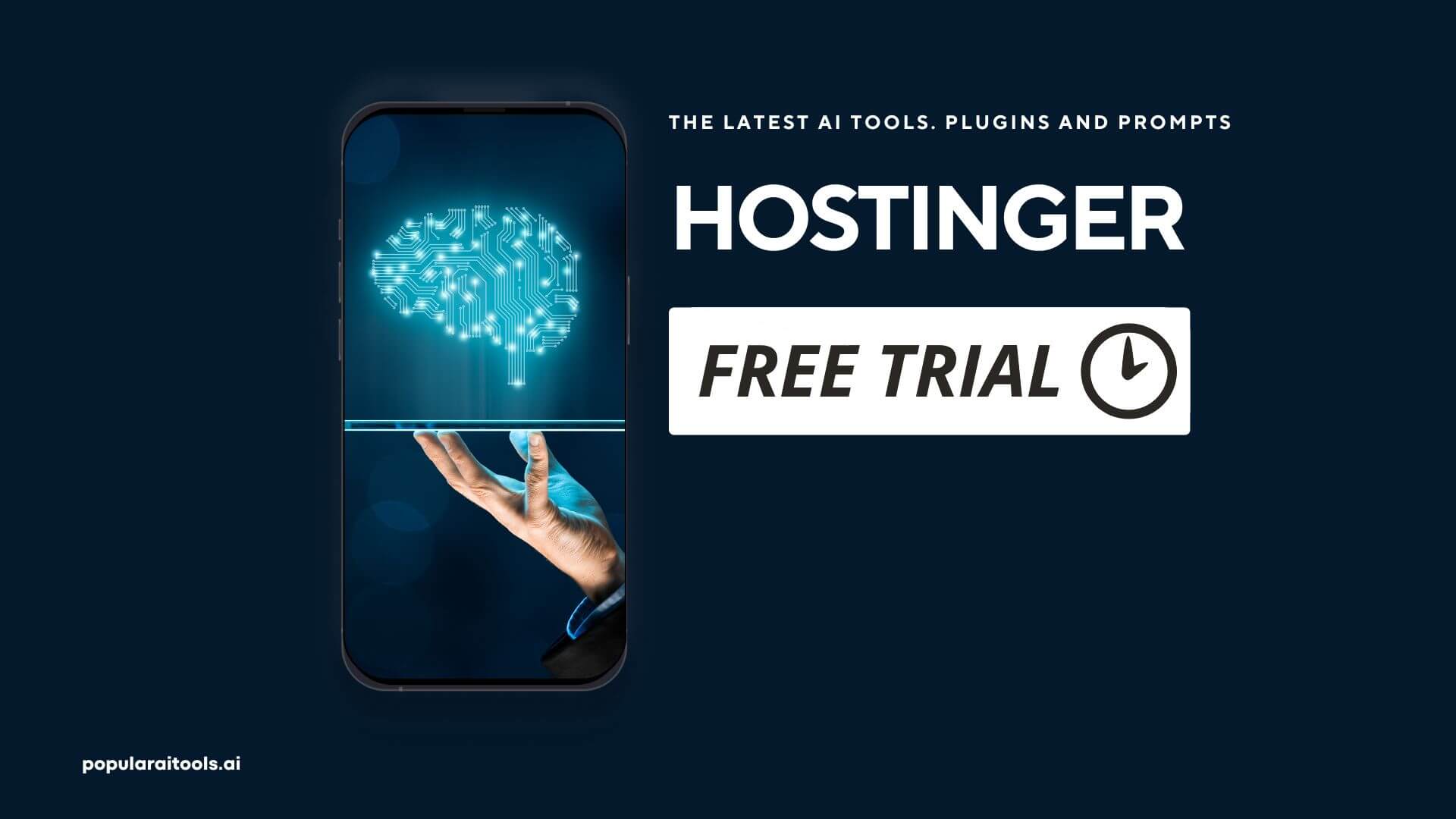 Promotional banner showcasing Hostinger