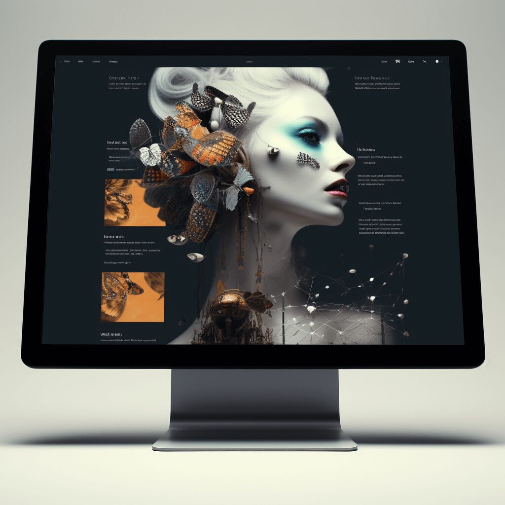 Innovative AI Website Builder Interface showcasing advanced design features.