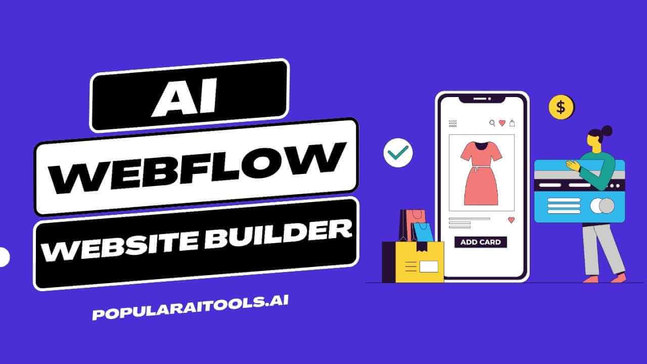 Webflow's visual canvas for no-code website building
