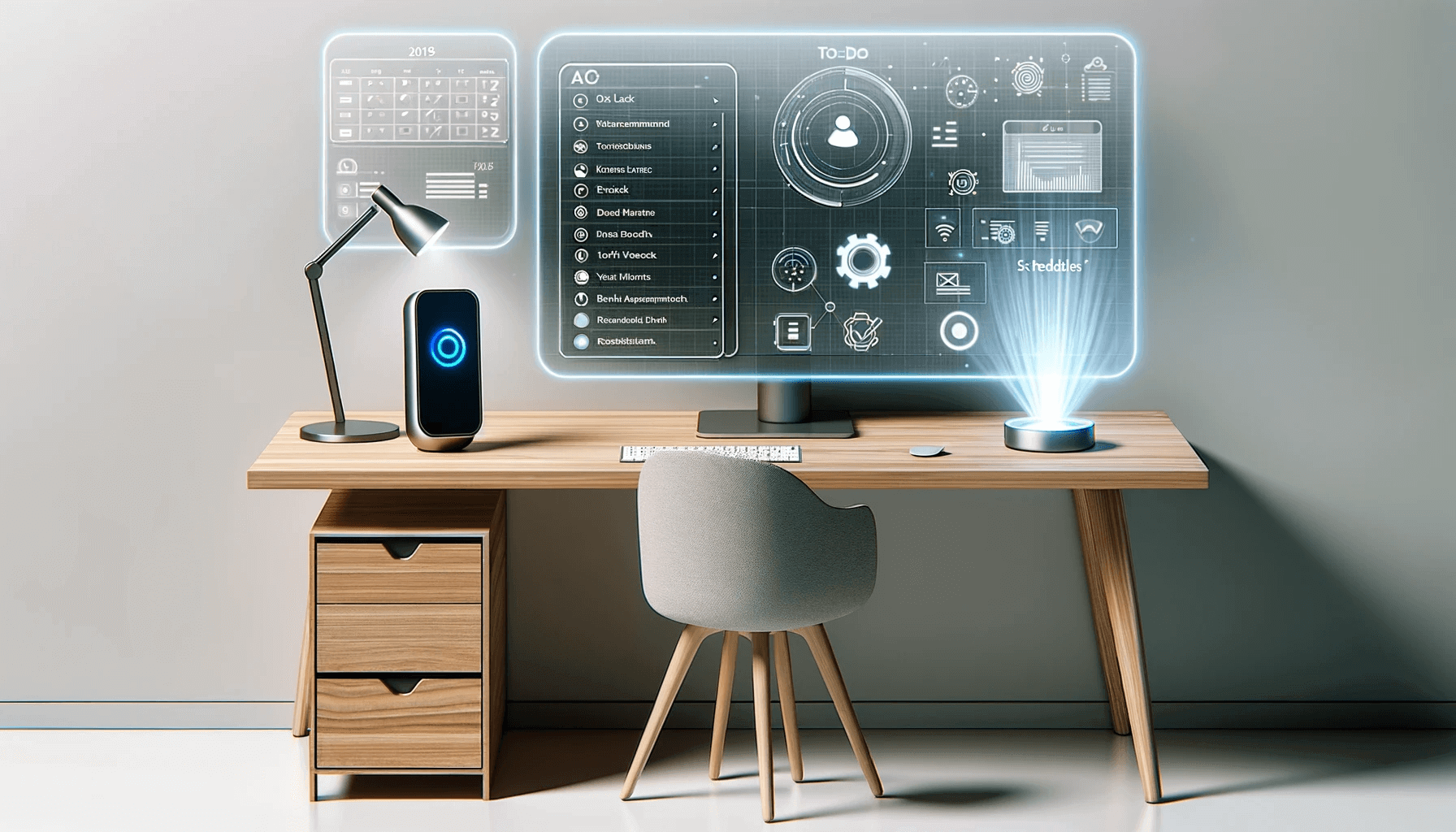 Collage of various AI productivity tools icons and logos on a digital background.