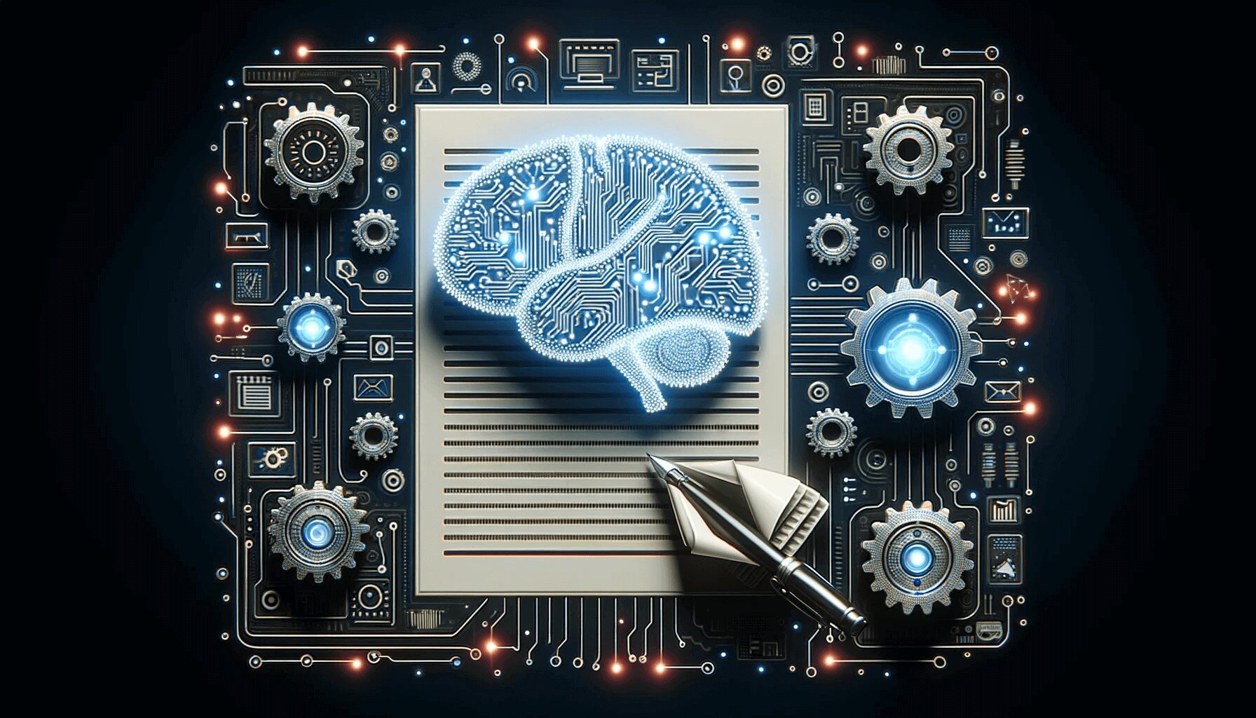 Pie chart illustrating the benefits of using AI tools for blogging.