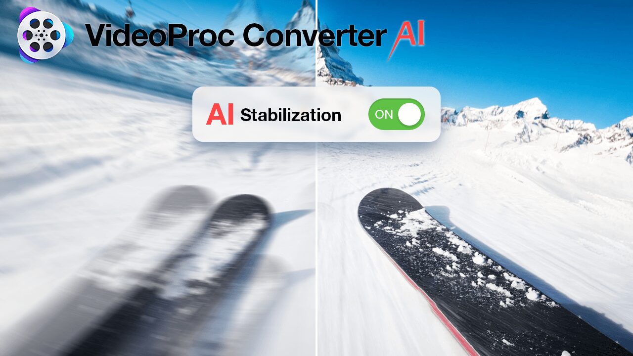 Achieve smoother, high-quality videos with VideoProc Converter AI