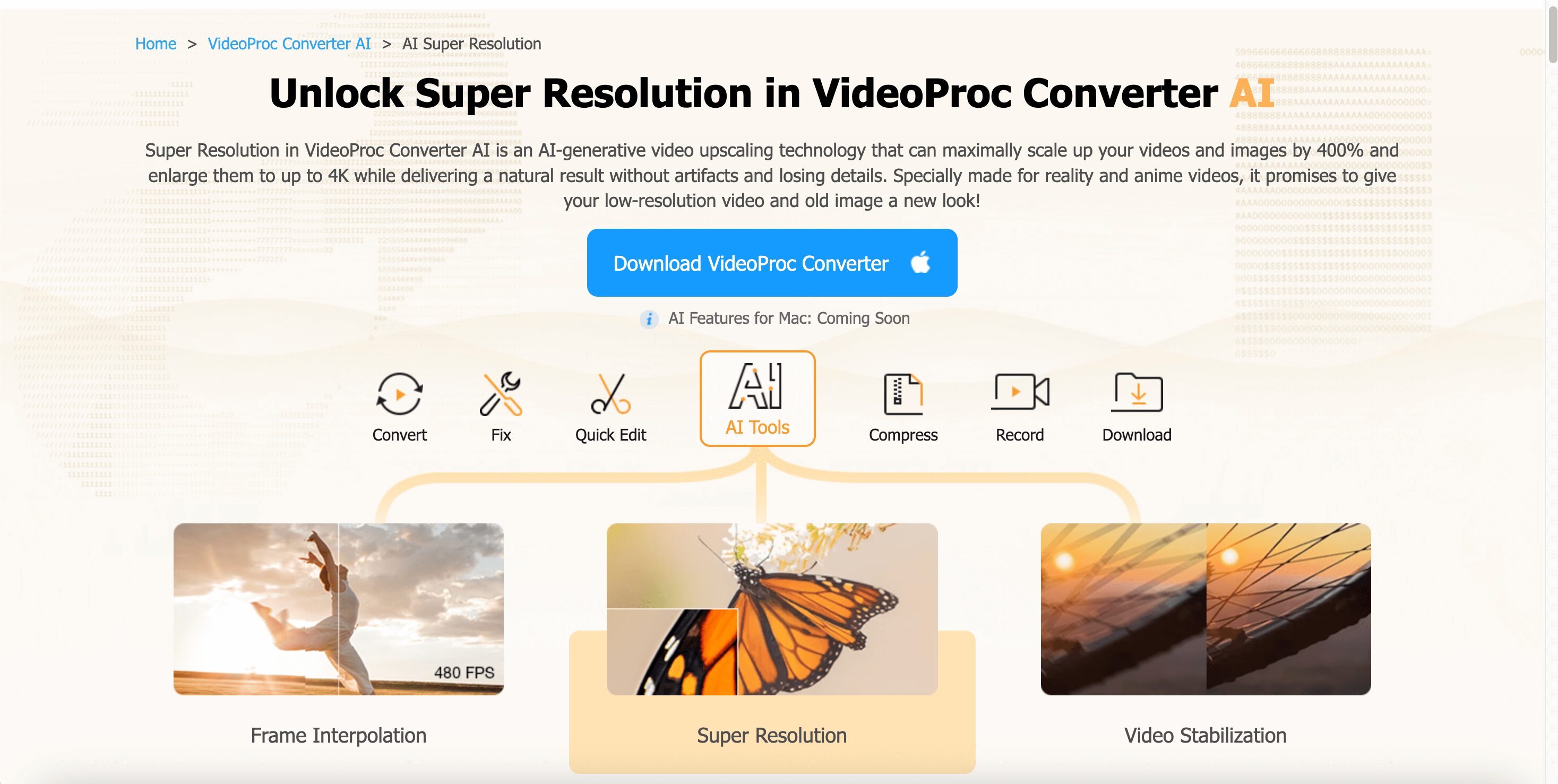 Master video editing with VideoProc Converter AI and bring your content to the next level.