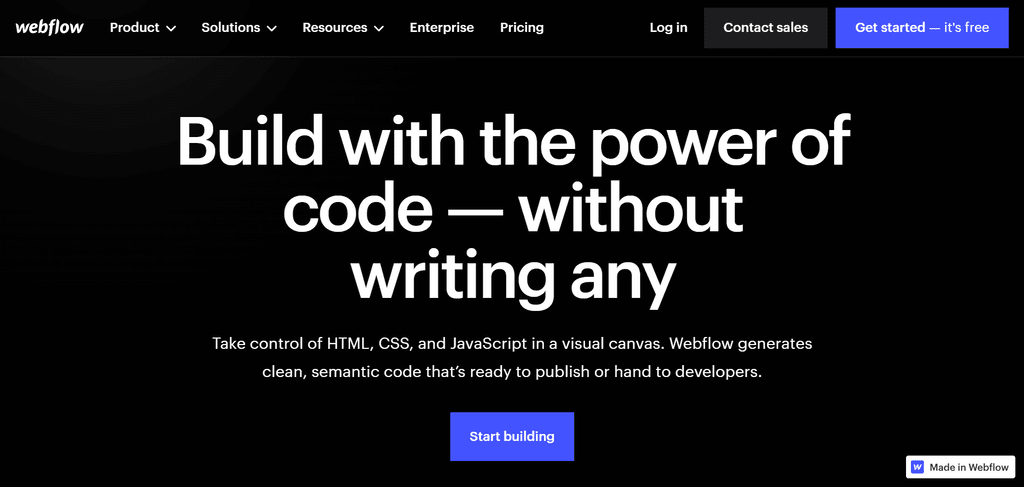 Collaborative design work made easy with Framer and Webflow.