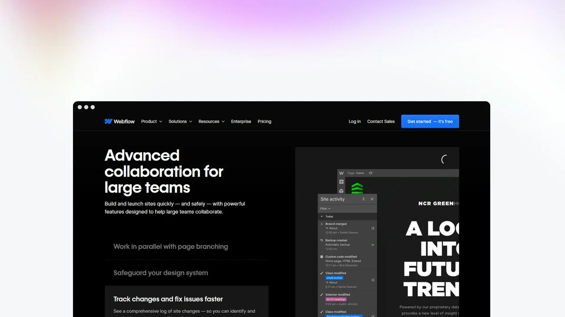SEO-friendly website design with Webflow